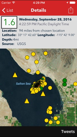 Earthquake Lite - Realtime Tracking App(圖3)-速報App