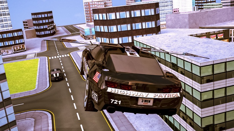 Free Sports Futuristic Police Car Simulation