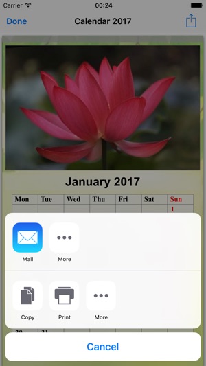 Calendar Maker 2017 - Create Photo Calendar as PDF(圖5)-速報App