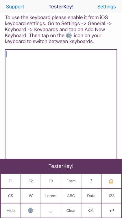 TesterKey - iOS testing tool screenshot-0
