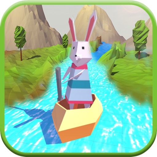 Blocky Magic River - New Minimalist Game icon