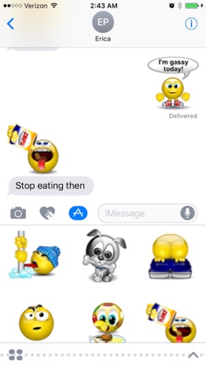 Animated Funny Smileys for iMessages(圖4)-速報App