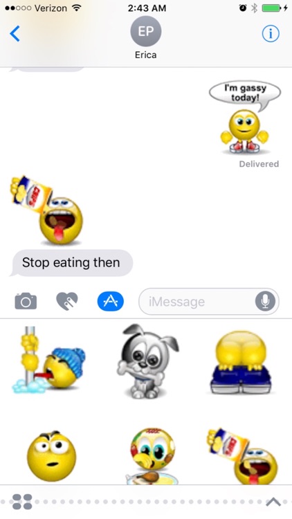 Animated Funny Smileys for iMessages screenshot-3