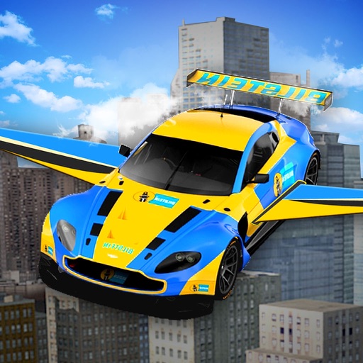 Flying Racing Car Simulator: Futuristic Airplay Icon