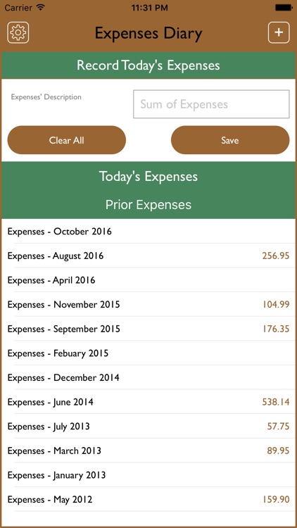 Life's Economic Diary