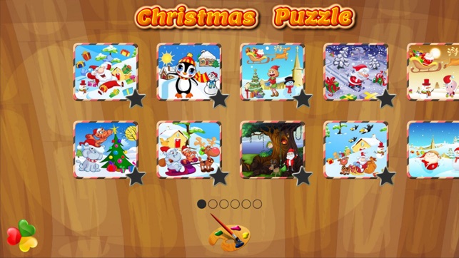 Christmas Games: Santa Claus Puzzle for 