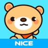 Fly Bear - Cute Stickers by NICE Sticker