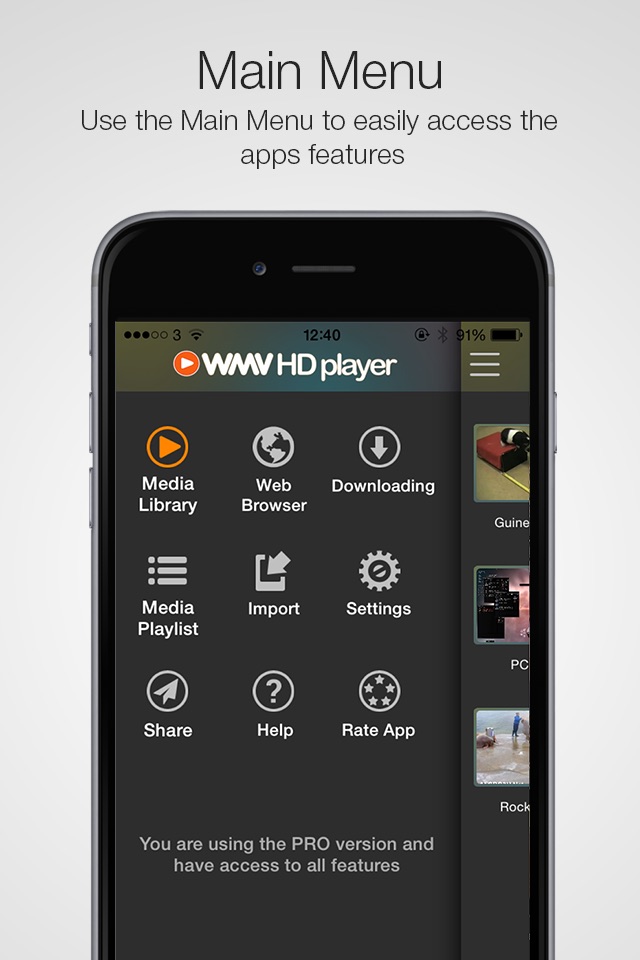 WMV HD Player & Importer screenshot 3