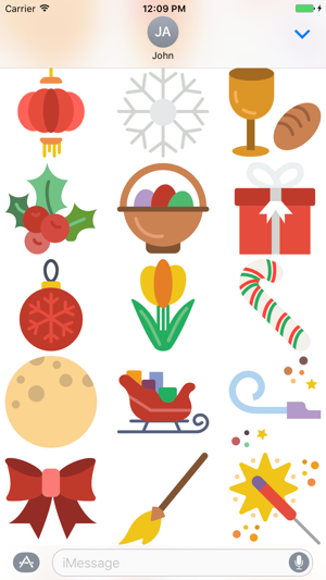 Holidays - Stickers and Emojis for iMessage(圖4)-速報App