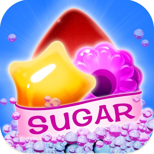Sugar Land- Jelly of Crush King Soda Candy Games icon