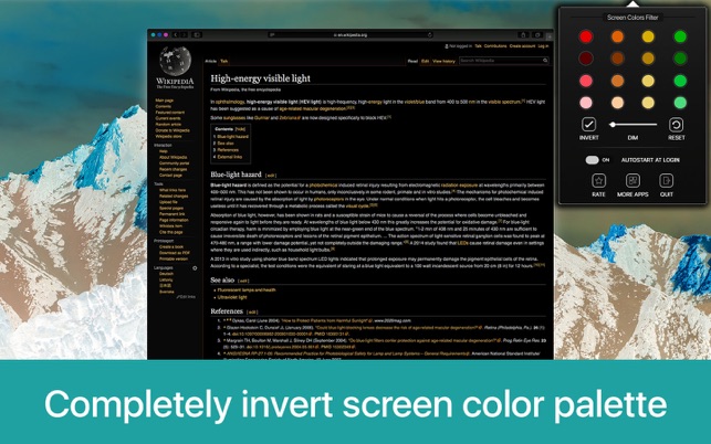 screen filter app for mac