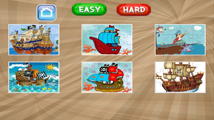 Pirate Ship Cartoons Jigsaw Puzzles for Kids Free