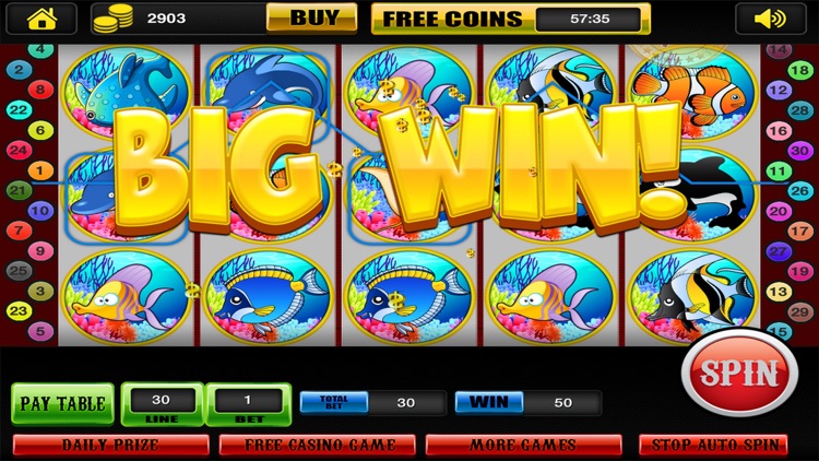 Big Adventure of Gold Fish Slots - Top Jackpots Casino Games screenshot-3