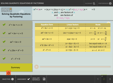 Solve Quad Eq's by Factoring screenshot 3