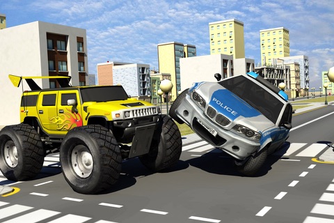 City Crime Gang Auto Vs Police Car screenshot 4