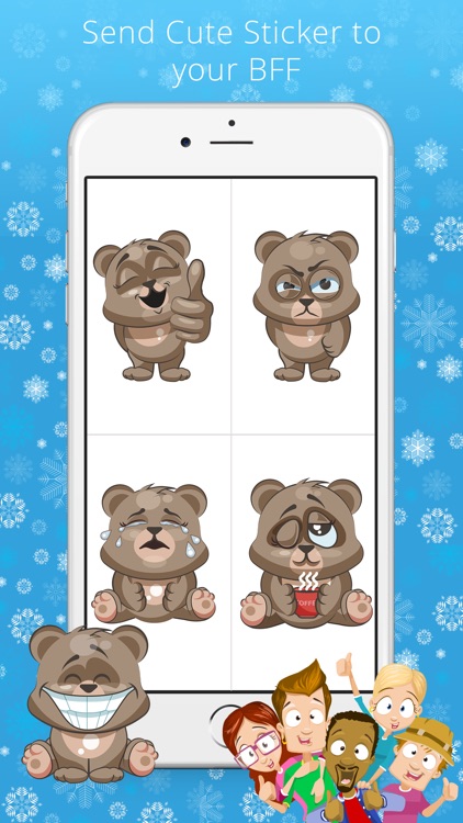 Cuddlebug Teddy Bear Emoji -Stickers screenshot-3