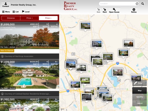 Premier Realty Group HomeSearch for iPad screenshot 2