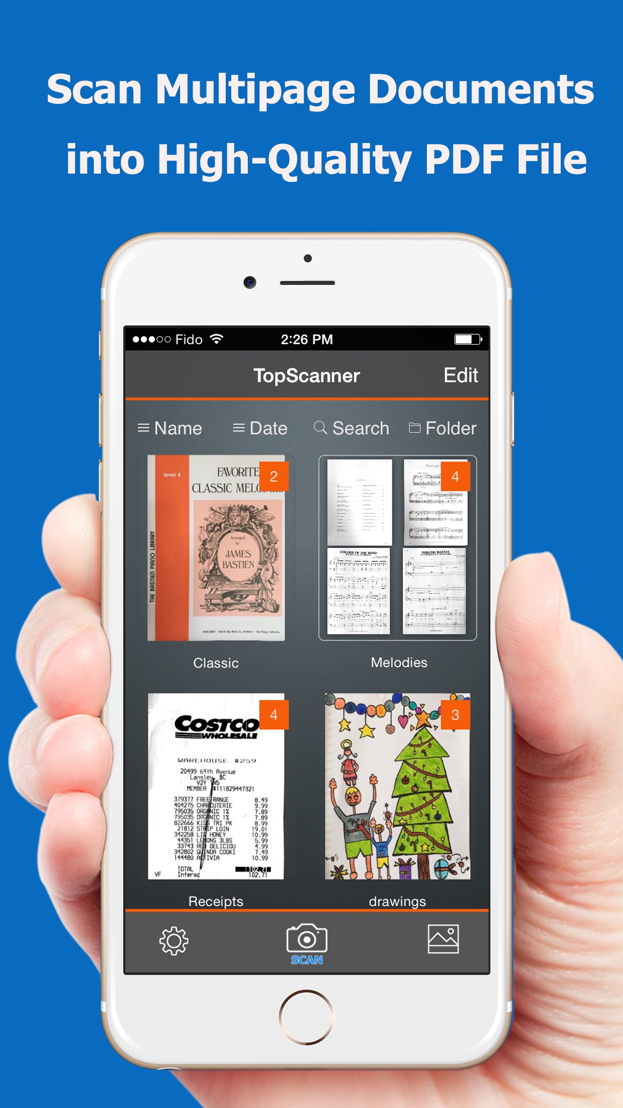 Screenshot do app TopScanner : PDF Scanner App