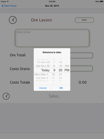 Скриншот из Gestione Lavori & Spese