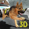 Mountain Police Dog Chase Criminal 3D