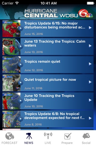 Hurricane Central WDSU screenshot 4