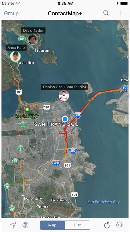 Contact Map+