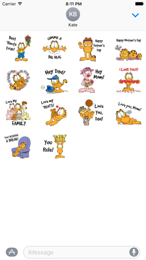 Garfield's Family Funfest Stickers(圖2)-速報App