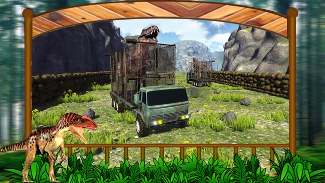 Angry Dinosaur Jungle Transport Simulator(圖2)-速報App