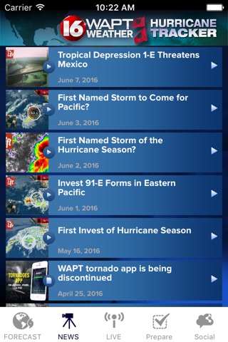Hurricane Tracker 16 WAPT screenshot 4