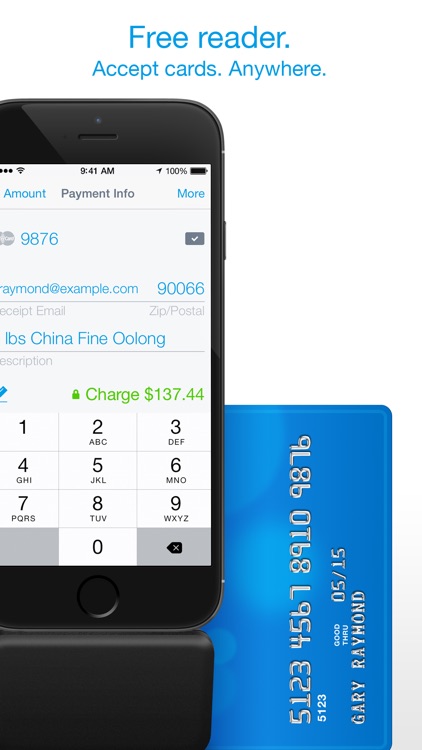 Credit Card Terminal - Swipe Reader Point of Sale screenshot-0