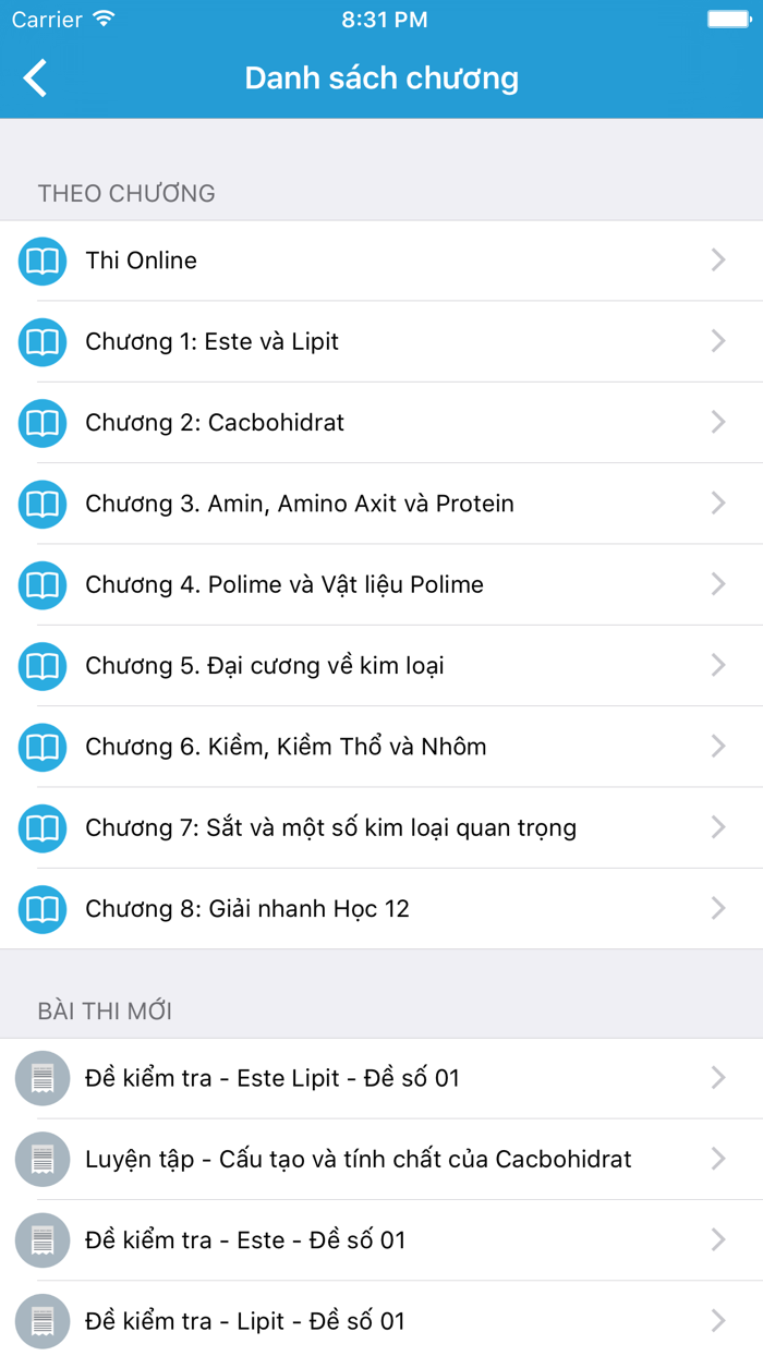 Chem Learning - Hóa học trong tầm tay