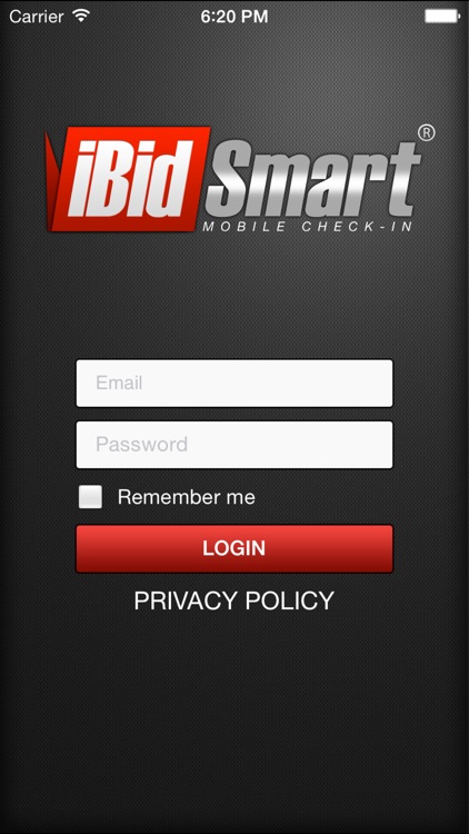 iBidSmart Mobile Check-In