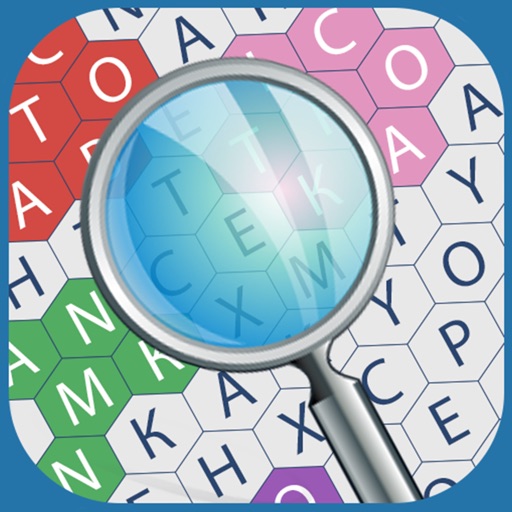Fillwords Hexagon: Find words Icon