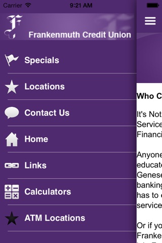 Frankenmuth Credit Union Mobile screenshot 2