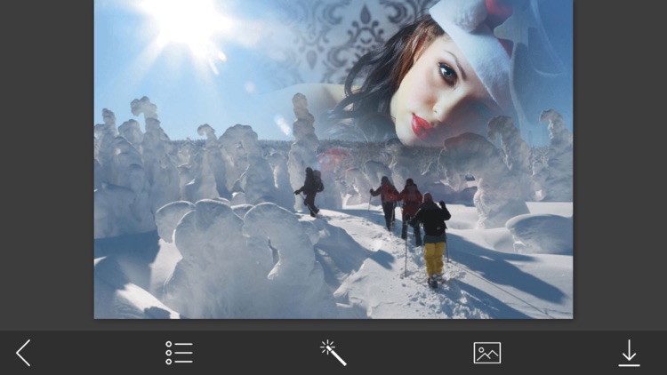 Snow Frame - Art Photo frame Maker