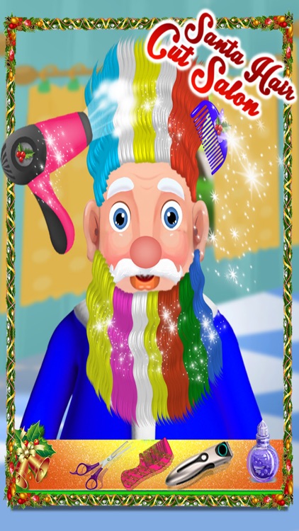 Santa Hair Cut Salon : Santa Beard Salon