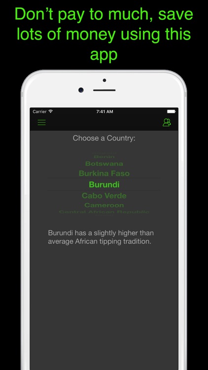 Africa Tip Calculator - for all African countries screenshot-3