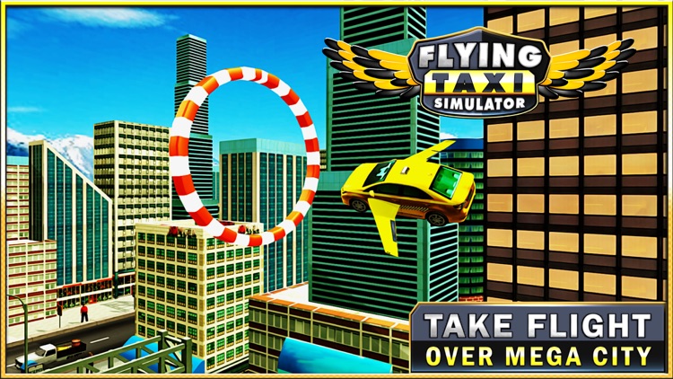 Flying Taxi Simulator- Cab Driving & Parking