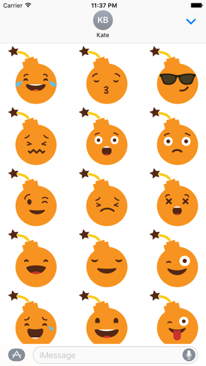 BombMoji Stickers Free for iMessage(圖3)-速報App