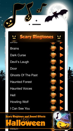 可怕的鈴聲和聲音效果 - 萬聖節音樂鈴聲收集(圖2)-速報App