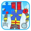 Mutant Robot Funny Jigsaw Puzzle Game Version