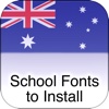 Australian/NZ School Fonts To Install