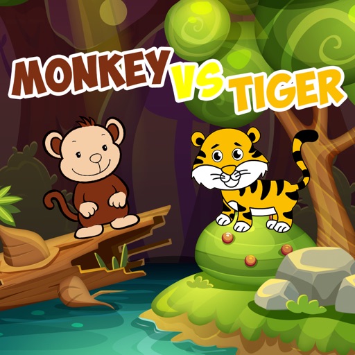 Monkey Jump vs Tiger Curious Icon