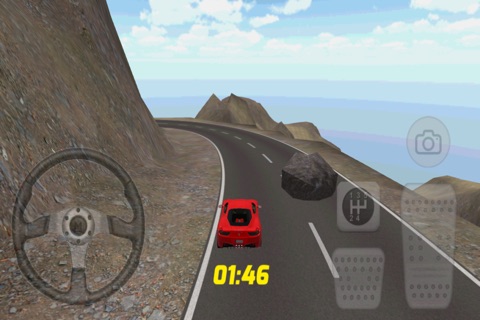 Red Sport Car Game Free screenshot 2