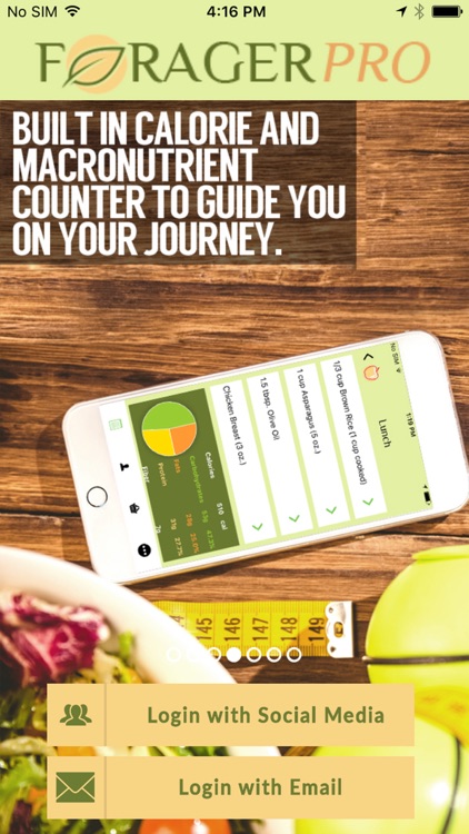 Forager - The Diet Meal Planner and Tracker!