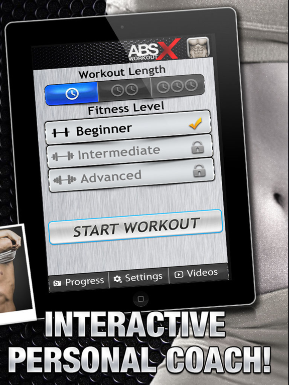 Ab Workout X FREE - SixPack Core Exercises & Abdomen Trainer screenshot