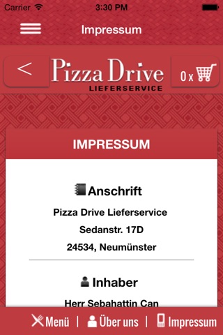 Pizza Drive Lieferservice screenshot 2