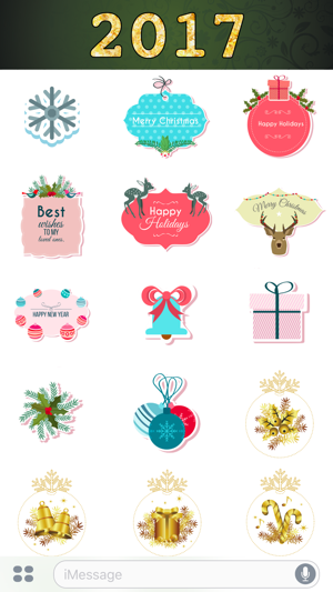 Merry Christmas & Happy New Year - Cute Stickers(圖1)-速報App