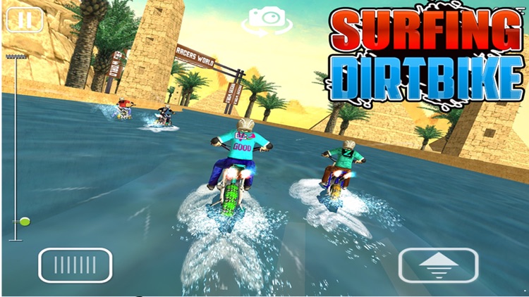 Surfing Dirt Bike - Dirt Bike Jetski Racing Games screenshot-3