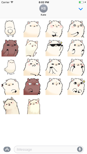 Cute Alpaca - Animated Stickers And Emoticons(圖1)-速報App